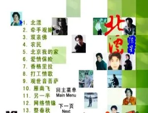陈星《北漂》KTV 必备 DVD 音乐专辑碟 3.9G 百度网盘资源-小文资源网