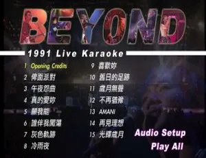 Beyond 1991香港生命接触演唱会原装港版DVD 含原唱+卡拉OK 4.13G 百度网盘资源-小文资源网