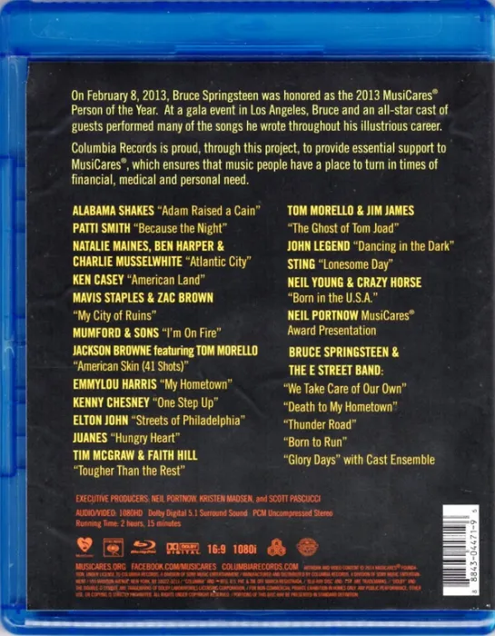 [BD欧美演唱会]向布鲁斯史普林斯汀致敬演唱会 A Musicares Tribute To Bruce Springsteen 2014[BDMV][37.93GB][百度网盘]