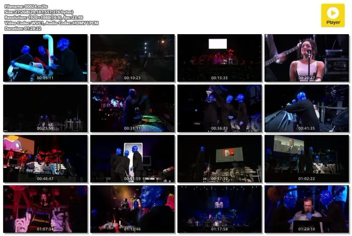 [BD欧美演唱会]蓝人乐团 如何成为超级巨星! Blue.Man.Group How to Be a Megastar Live 2008 [BDMV][42.1G][百度网盘]