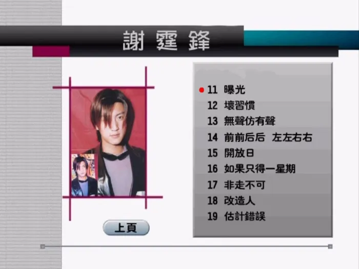 [DVD音乐专辑碟][谢霆锋 – 活着VIVA [原唱+卡拉OK伴奏 双音轨] Nicholas Tse Viva 2000 Karaoke NTSC][DVD ISO][4.07G][百度网盘]