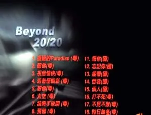 Beyond 20.20 KTV DVD音乐专辑碟 4.03G 百度网盘资源-小文资源网