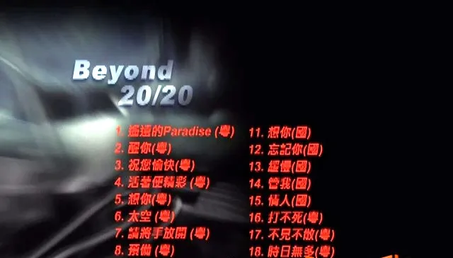 [DVD音乐专辑碟][Beyond – 20.20][KTV][DVDISO][4.03G][百度网盘]