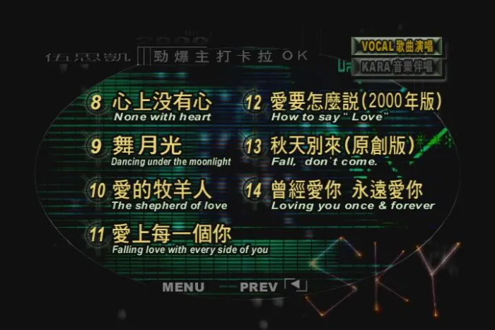 [DVD音乐专辑碟][伍思凯 – 分享伍思凯][KTV][DVD][3.2GB][百度网盘]