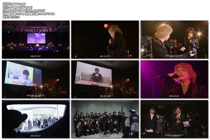 [BD日本演唱会][HYDE ACOUSTIC CONCERT 2019 KUROMISA 黑ミサ BIRTHDAY -WAKAYAMA][2CD+2BD ISO][74.7G][百度网盘]