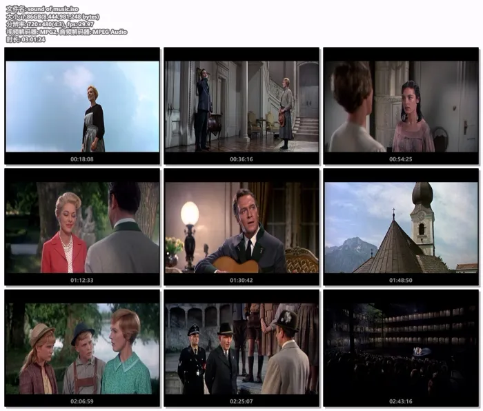 [DVD音乐专辑碟][音乐之声 真善美 仙乐飘飘处处闻 1965 正版原盘][中英两条字幕][国英两条音轨][[DVD ISO 7.87GB][百度网盘]
