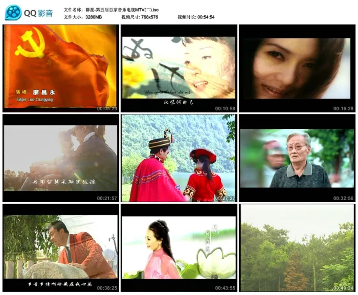 [DVD音乐专辑碟][群星 – 第五届百家音乐电视MTV][2DVD ISO][3.4G+3.2G][百度网盘]