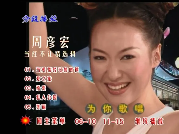 [DVD音乐专辑碟][周艳泓 – 当红不让精选辑MV][DVD ISO][3.99G][百度网盘]