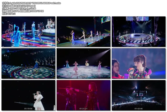 [BD日本演唱会][E-girls LIVE TOUR 2015 “COLORFUL WORLD][M2TS][50.3G][百度网盘]