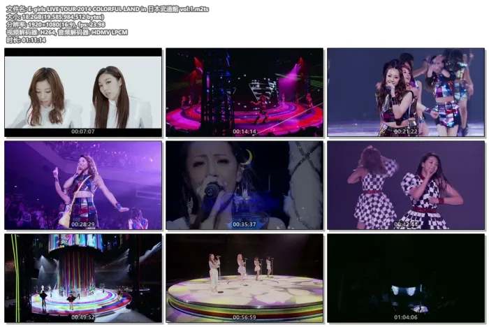 [BD日本演唱会][E-girls LIVE TOUR 2014 COLORFUL LAND in 日本武道馆][M2TS][42.7G][百度网盘]