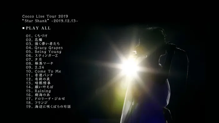 [BD日本演唱会]Cocco Live Tour 2019 Star Shank 2019.12.13[BDISO][22.7G][百度网盘]
