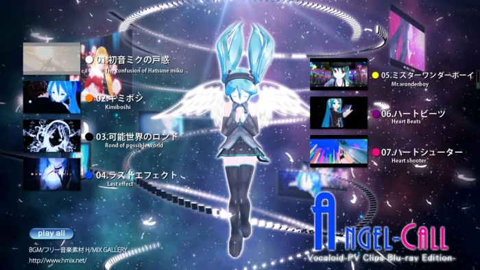 [BD日本演唱会][初音未来 蓝光PV作品集 Angel call -Vocaloid PV][BDMV][10.2G][百度网盘]