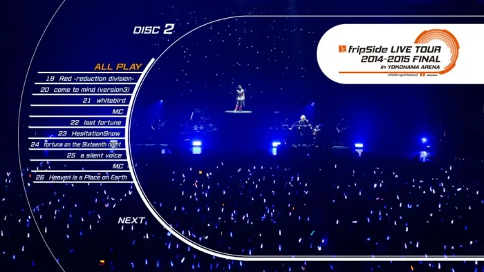 [BD日本演唱会][南条爱乃 fripSide LIVE TOUR 2014-2015 FINAL in YOKOHAMA ARENA][2BD BDMV][64.4G][百度网盘]