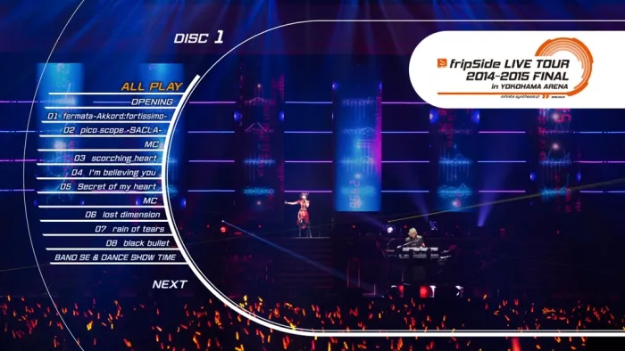 [BD日本演唱会][南条爱乃 fripSide LIVE TOUR 2014-2015 FINAL in YOKOHAMA ARENA][2BD BDMV][64.4G][百度网盘]