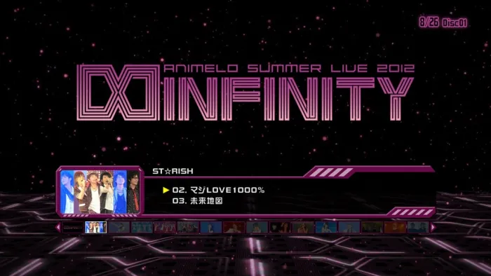 [BD日本演唱会]漫音夏日祭 Animelo Summer Live 2012 -INFINITY- 8.25+8.26[4BD][ISO][156G][百度网盘]