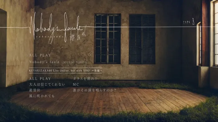 [BD日本演唱会][Sakurazaka46 – Nobodys fault 2020 CD BLURAY ISO ABCD][4BD ISO][54.9G][百度网盘]