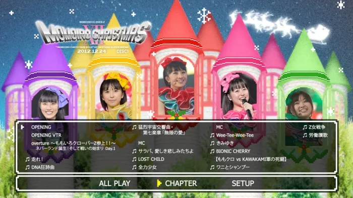 [BD日本演唱会][Momoiro Clover Z – Momoiro Christmas 2012 – Saitama Super Arena Taikai Blu-ray Box  Limited Edition][4BD ISO][164G][百度网盘]