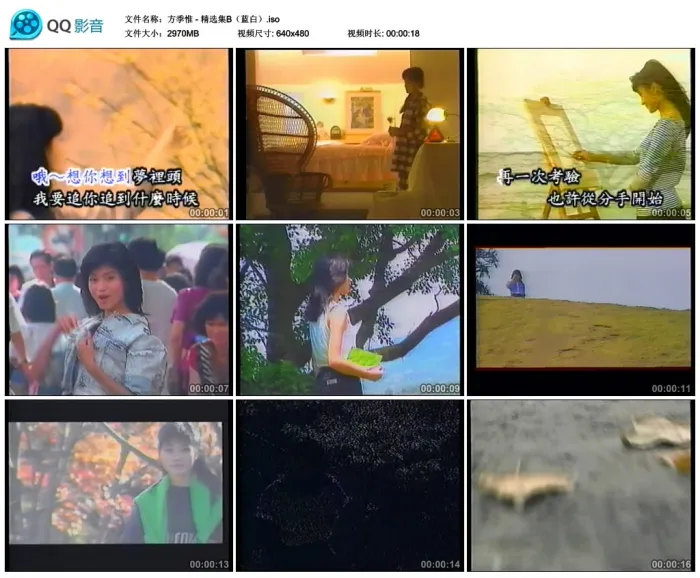 [DVD音乐专辑碟][方季惟 – 精选集 2DVD][VHS转录][KTV][DVD ISO][3.32G+2.9G][百度网盘]