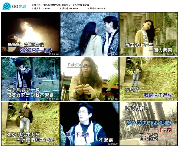 [DVD音乐专辑碟][张学友 – 个人档案2][KTV][DVDISO][4.2G+4.28G][百度网盘]