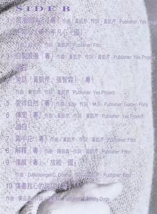 [DVD音乐专辑碟][黄凯芹 – 倾心 卡拉OK专辑][LD转DVD] [DVD ISO][3.11G+3.17G][百度网盘]