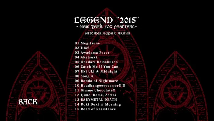 [BD日本演唱会][BABYMETAL – LEGEND 2015 ~NEW YEAR FOX FESTIVAL～新春キツネ祭り～][BDISO][28.8G][百度网盘]
