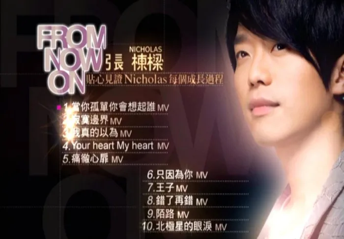 [DVD音乐专辑碟][张栋梁 – From Now On][MV][ISO][2.8G][百度网盘]