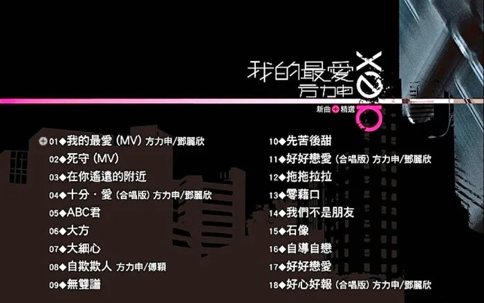 [DVD音乐专辑碟][方力申 – 我的最爱][新曲+精选][DVDISO][4.1G][百度网盘]
