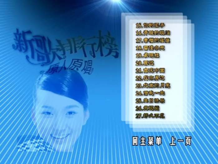 [DVD音乐专辑碟][群星 – 新歌排行榜 原人原唱 卡拉OK (影人视听)][KTV] [DVD ISO][4.13G][百度网盘]