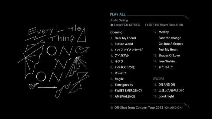 [BD日本演唱会]Every Little Thing Concert Tour 2013 -ON AND ON[BDISO][35.6G][百度网盘]