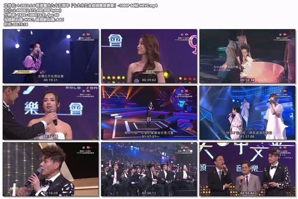 [广播九十五周年 十大中文金曲颁奖音乐会 2023][HDTV MP4][2.48GB][百度网盘]