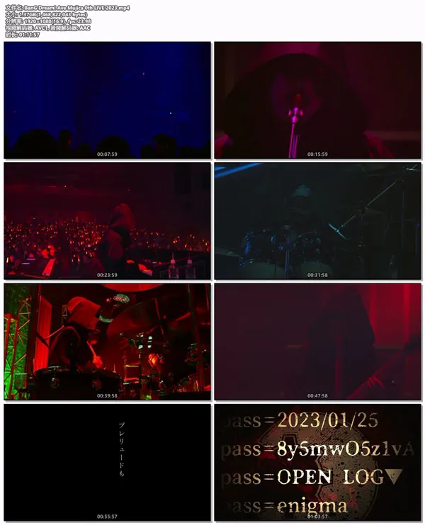 [BanG Dream! Ave Mujica 0th LIVE 2023][WEB-DL MP4][1.36GB][百度网盘]