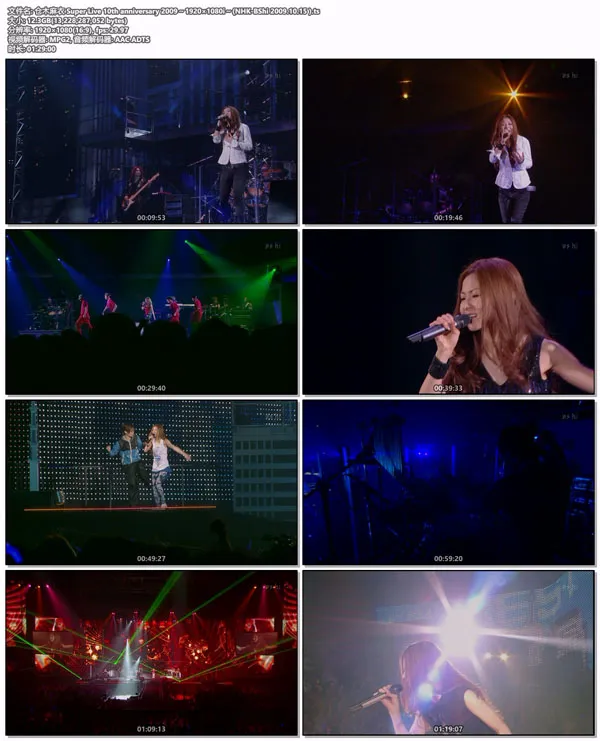 [仓木麻衣 Super Live 10th anniversary 2009][HDTV TS][12.32G][百度网盘]