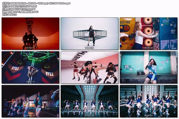 [BABYMONSTER – BATTER – UP][4K 2160P 60FPS Bugs MP4][1.89GB][百度网盘]