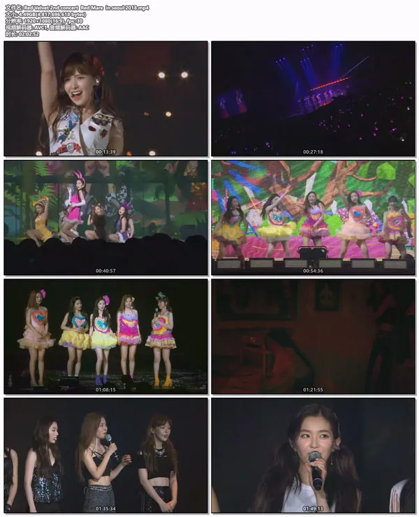 [RED VELVET 2ND CONCERT RED MARE IN SEOUL 2018][HDTV MP4][4.49GB][百度网盘]