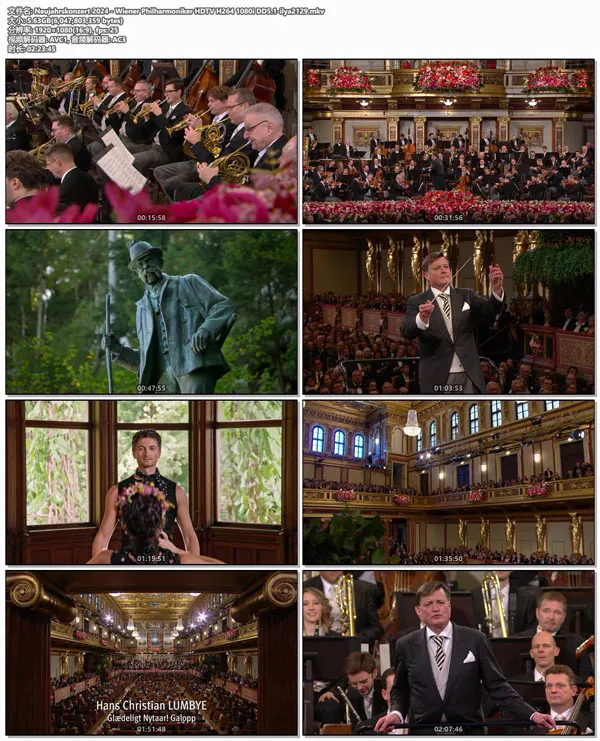 [2024维也纳新年音乐会 Vienna New Year s Concert 2024][HDTV MKV][5.63GB][百度网盘]