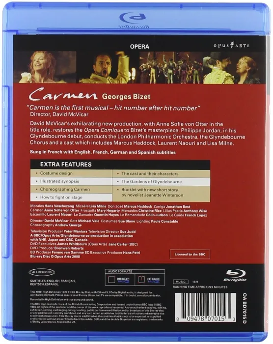 [BD欧美演唱会]比才：歌剧卡门 Bizet Carmen 1080i Blu-ray AVC TrueHD5.1[BDMV][43.42GB][百度网盘]
