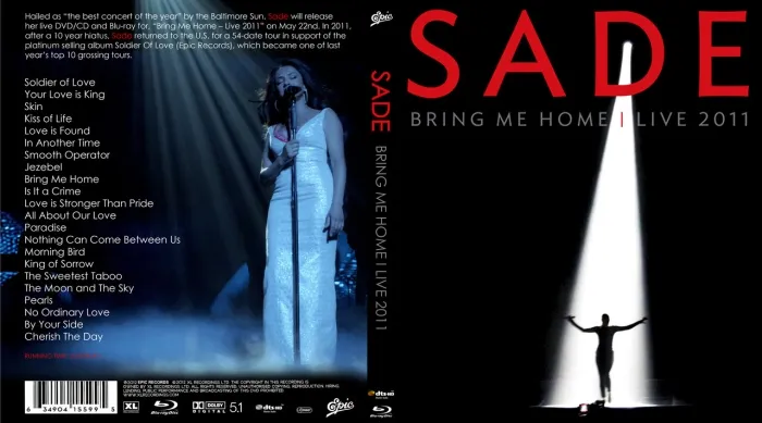 [BD欧美演唱会]莎黛：心的归属2011世界巡迴演唱会 Sade：Bring Me Home Live 2011 Blu-ray[BDMV][38.70GB][百度网盘]