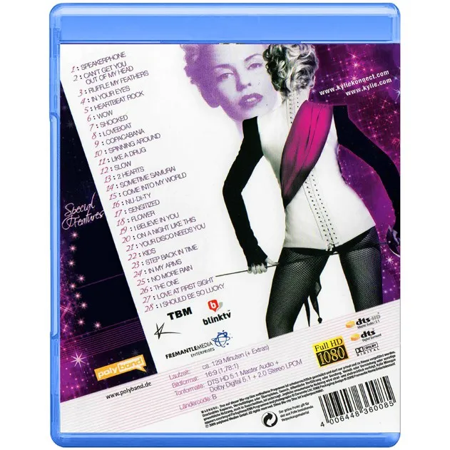 [BD欧美演唱会]凯莉米洛：2008 世界巡回演唱会 Kylie X 2008 at the O2 arena [BDMV][40.43GB][百度网盘]