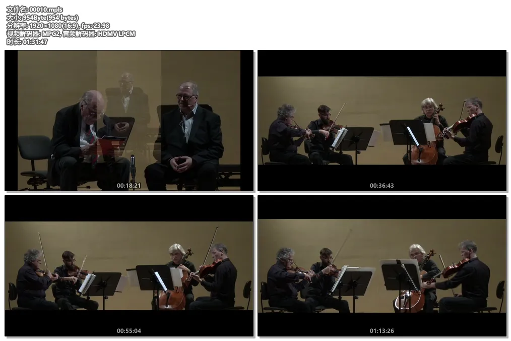 [BD欧美演唱会][Arditti Quartet First Performance VI 2016][BDMV][17.5G][百度网盘]