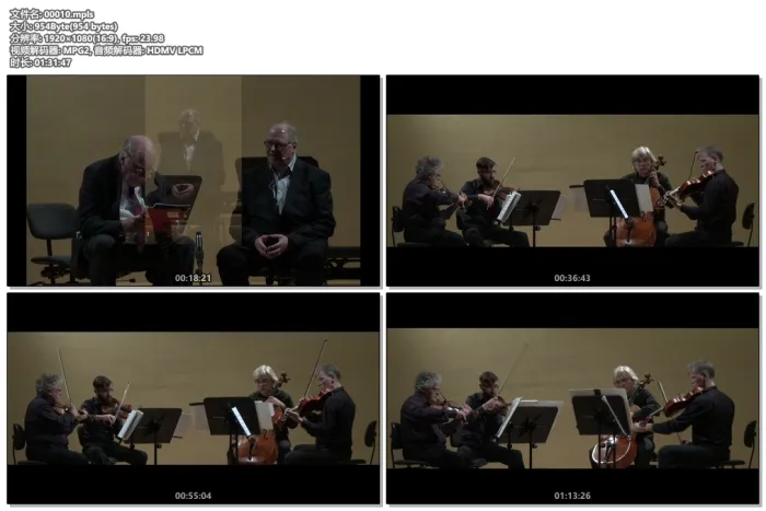 [BD欧美演唱会][Arditti Quartet First Performance VI 2016][BDMV][17.5G][百度网盘]