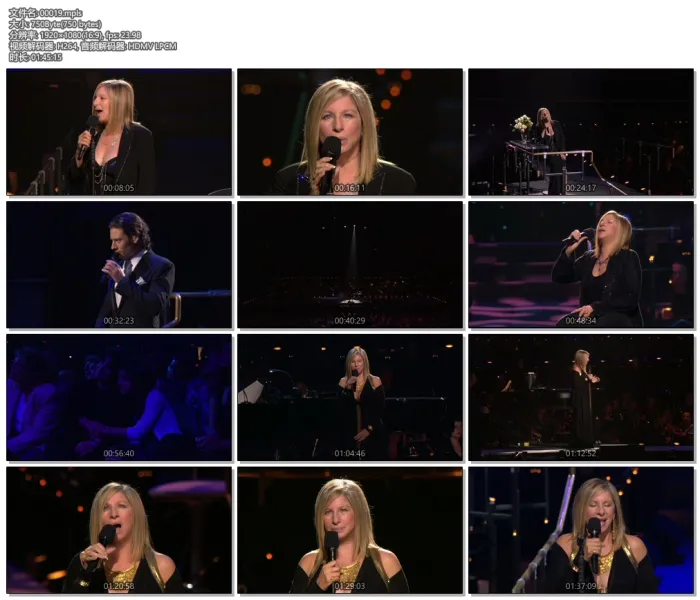 [BD欧美演唱会][芭芭拉·史翠珊 Barbra Streisand：Live in Concert 2006年现场演唱会 BD25重制版][ISO][22.48G][百度网盘]
