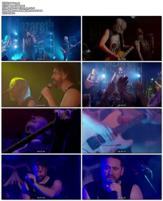 [BD欧美演唱会][Nazareth – No Means Of Escape 2014 Blu-ray AVC 1080p DTS-HD MA 5.1][BDMV][42.4G][百度网盘]