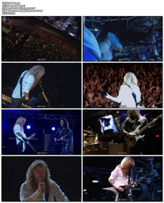 [BD欧美演唱会][Megadeth：That One Night Live in Buenos Aires 2005 Blu-ray AVC 1080i DTS-HD MA 5.1][BDMV][17.1G][百度网盘]