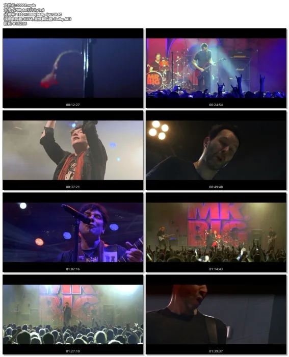 [BD欧美演唱会][大先生乐队 Mr. Big – Live From Milan 2018][BDMV][22.2G][百度网盘]