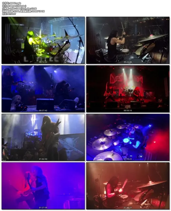 [BD欧美演唱会][毁灭 Destruction – Live Attack 2021 Blu-ray AVC 1080p LPCM 2.0][BDMV][22.8G][百度网盘]