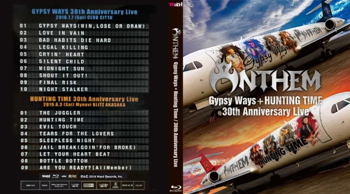 [BD日本演唱会][ANTHEM – Gypsy Ways + HUNTING TIME – 30th Anniversary Live 2019 BLURAY][BDISO][28.3G][百度网盘]