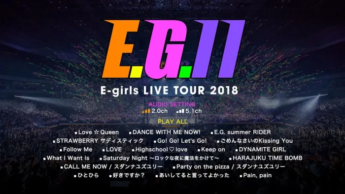 [DB日本演唱会][E-girls LIVE TOUR 2018 ~E.G. 11~ 2019][BDMV 3BD][53.7GB][百度网盘]