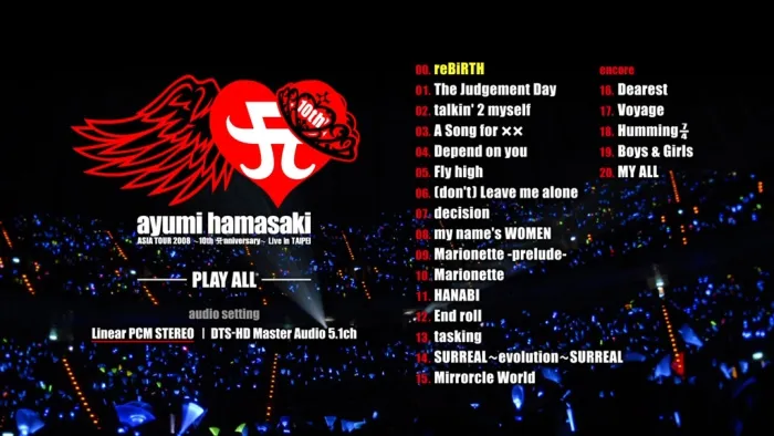 [DB日本演唱会][滨崎步2008台北演唱会 Ayumi Hamasaki ASIA TOUR 2008][ISO][41.9G][百度网盘]