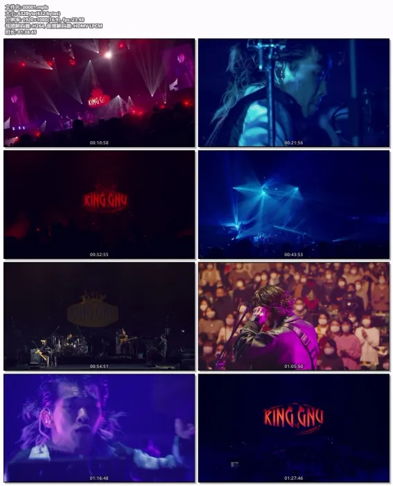 [BD日本演唱会][King Gnu – 一途 逆梦 付属BD 2021][BDMV][22.5GB][百度网盘]