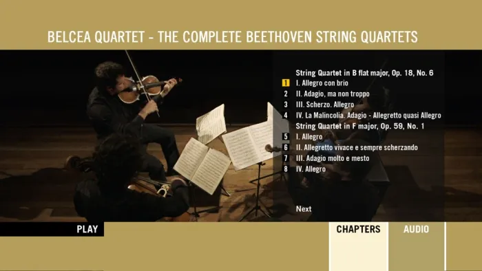 [BD欧美演唱会][贝多芬弦乐四重奏全集 Belcea Quartet Beethoven – The Complete String Quartets 2012 4 x Blu-Ray][BDMV 4BD][128G][百度网盘]